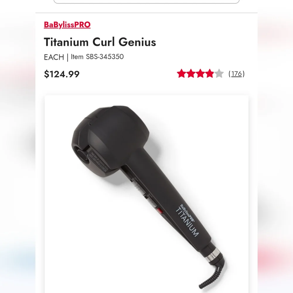 BabyBliss Pro Titanium Hair Curler - Picture 7 of 7